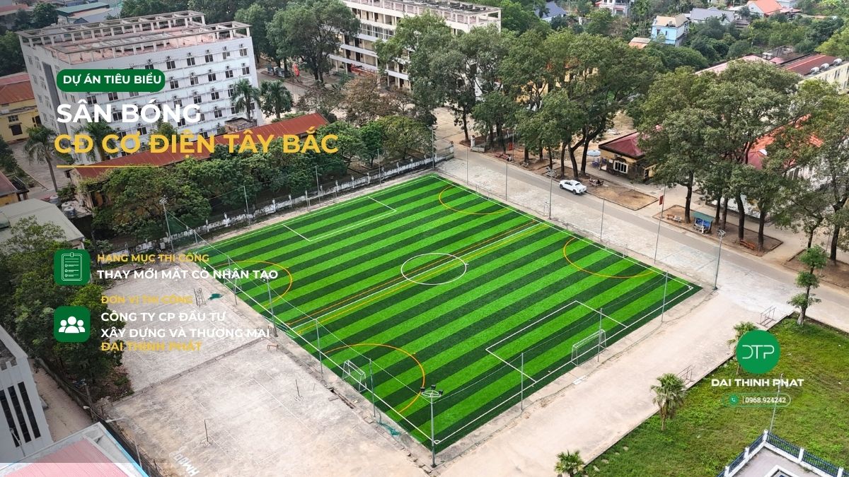 Sân bóng CĐ Cơ Điện Tây Bắc