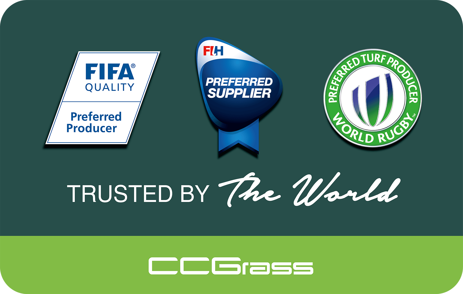 CCGrass Trusted by the World